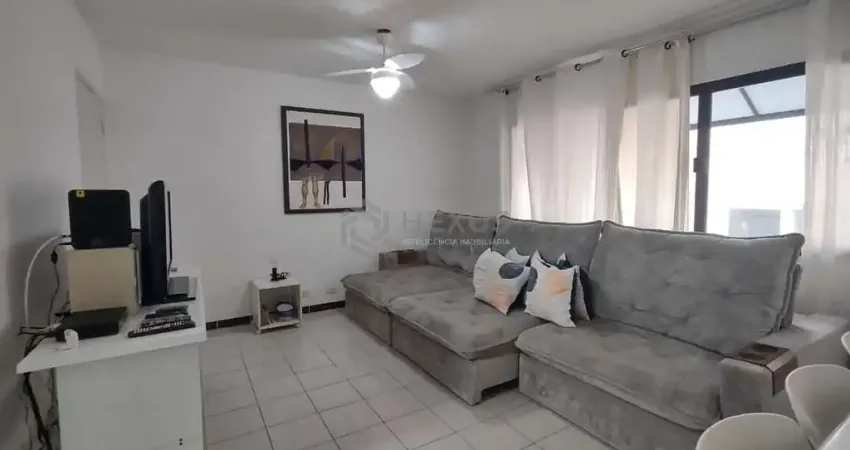 Apartamento com varanda na região da brunella na praia da enseada, guaruja