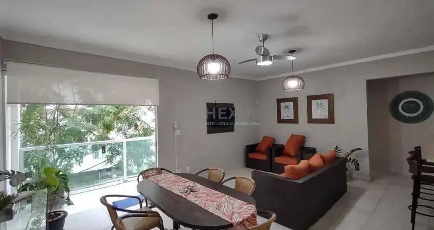 Apartamento com varanda na região do hotel casa grande na praia da enseada, guaruja