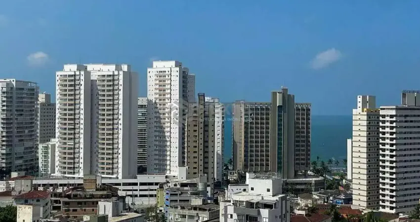 Apartamento com varanda e lazer de clube na praia das asturias, guaruja