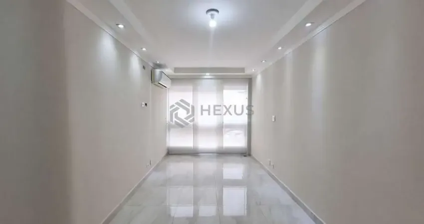 Apartamento reformado com varanda na praia das asturias, guaruja