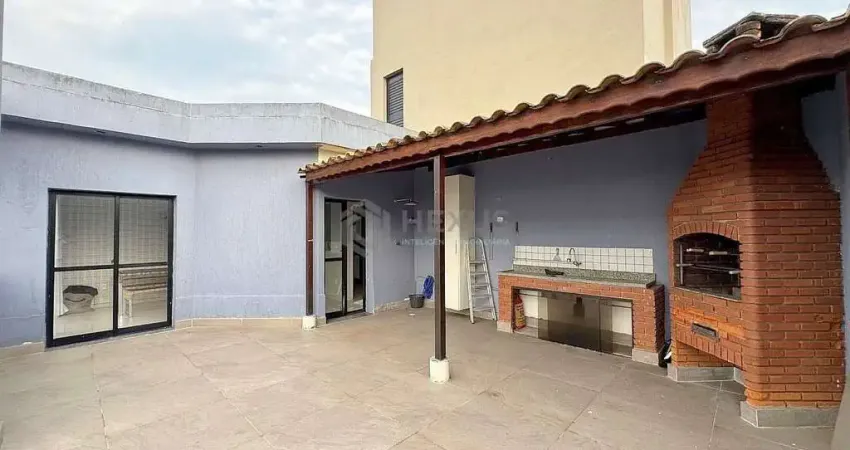 Cobertura penthouse com varanda e lazer na praia do tombo, guaruja