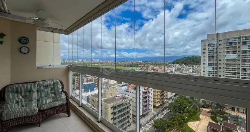 Apartamento com sacada, 2 vagas e lazer à venda, jardim las palmas, guarujá, sp