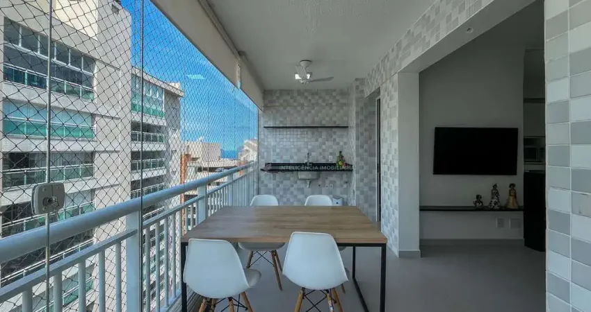 Apartamento com varanda gourmet e lazer em prédio novo na beira mar da praia das asturias, guaruja