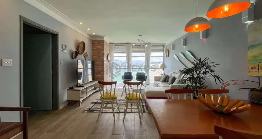 Apartamento frente mar com vista mar na Praia das Pitangueiras, Guaruja