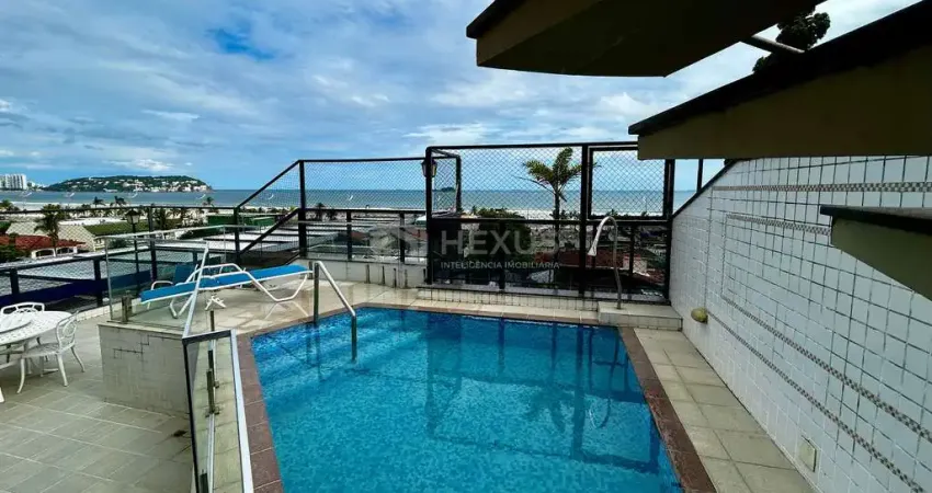 Cobertura com piscina e vista mar na Praia da Enseada, Guaruja