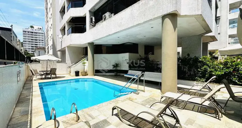 Apartamento com varanda e lazer na Praia das Asturias, Guaruja