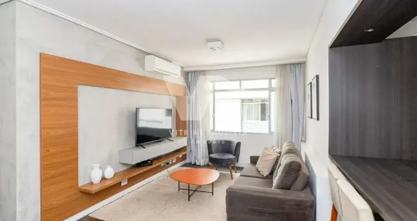 Apartamento à venda no itaim bibi com 2 quartos (1 suíte) e 1 vaga, com 101m², ar condicionado, armários e perto do parque do povo e shopping iguatemi