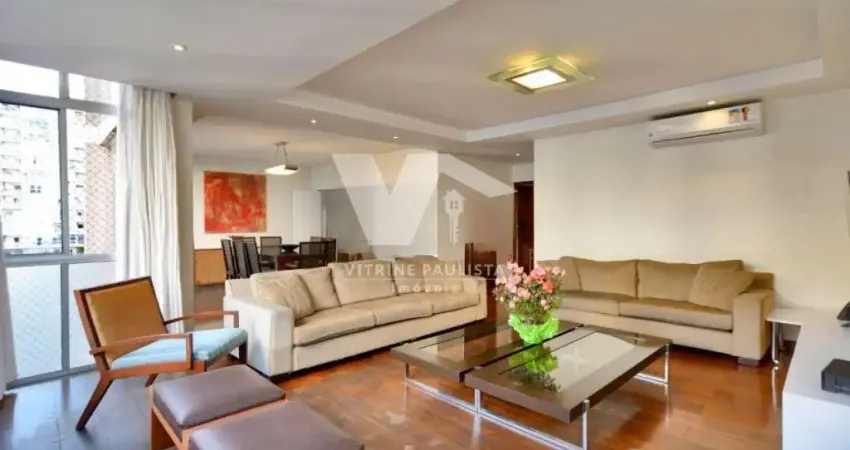 Apartamento à venda em higienópolis com 4 quartos (1 suíte) e 2 vagas, com 207m², sacada e perto do shopping pátio higienópolis.