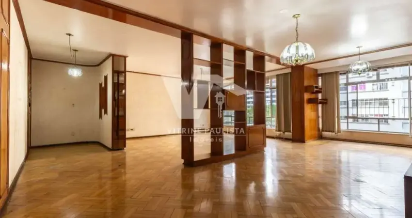 Apartamento à venda em higienópolis com 3 quartos e 2 vagas, com 220m², varanda nos quartos. perto do parque buenos aires.