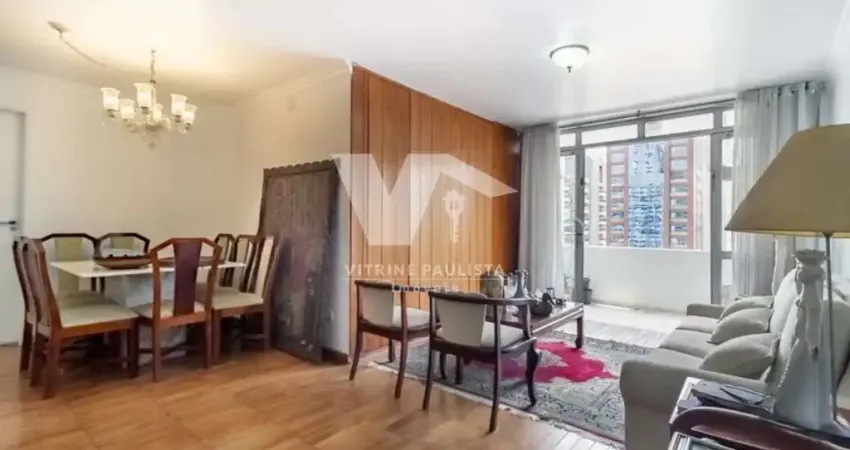 Apartamento à venda no jardim paulista com 3 quartos (1 suíte) e 1 vaga, com 130m², lazer com academia, quadra, churrasqueira e salão de festas.