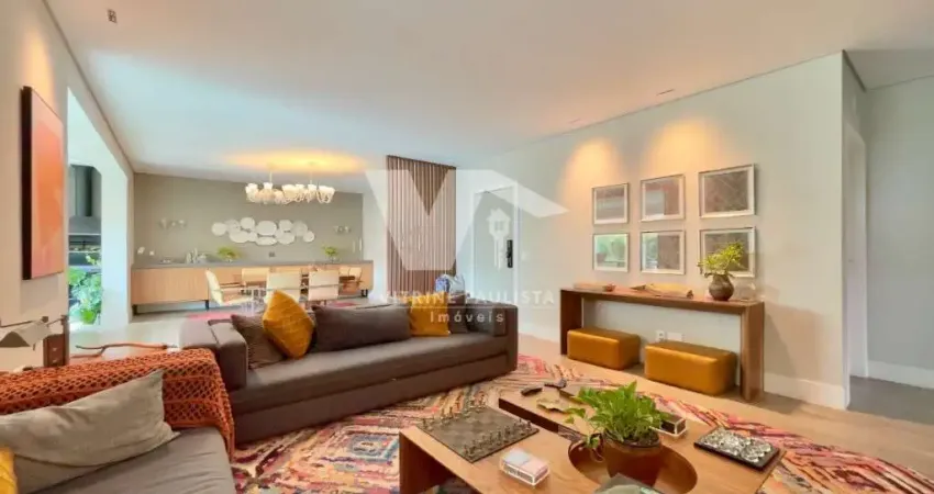 Apartamento à venda em higienópolis com 4 quartos (4 suítes) e 2 vagas, reformado, com 253m² e área gourmet. perto da praça buenos aires.