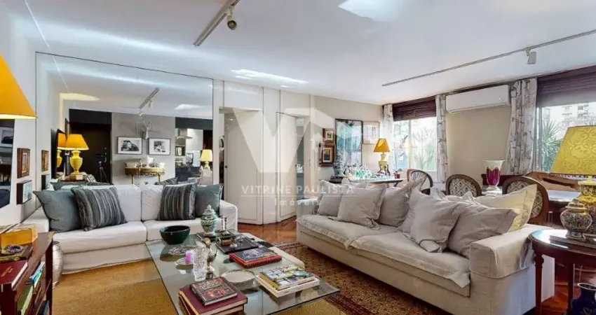 Apartamento à venda no jardim paulista com 2 quartos (2 suítes) e 1 vaga, reformado, com 104m², ar condicionado e lazer com piscina aquecida e quadra.