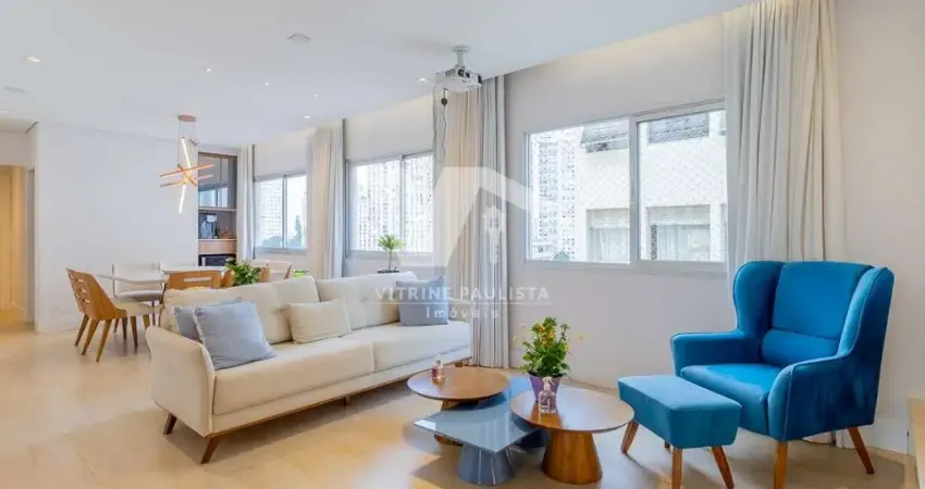 Apartamento à venda na bela vista com 3 quartos (3 suítes) e 2 vagas de garagem, totalmente reformado, com 156m² e perto da av. paulista.