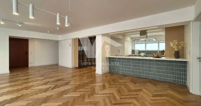 Apartamento à venda no jardim paulista com 3 quartos (2 suítes) e 1 vaga de garagem, reformado, com 158m², perto do metrô trianon-masp.