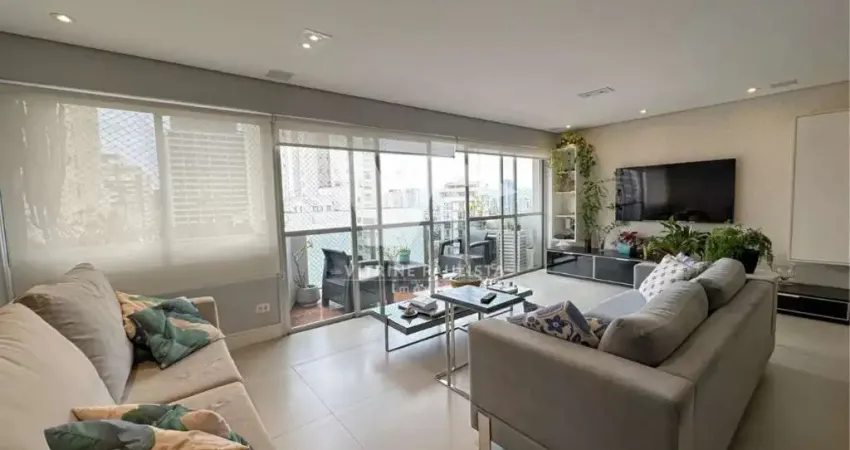 Apartamento à venda em perdizes com 4 quartos (1 suíte) e 2 vagas, mobiliado, andar alto, com ar condicionado e perto da futura estação perdizes.