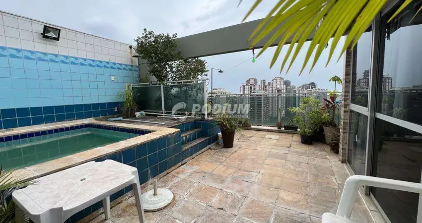 Barra da Tijuca | Cobertura Duplex 2 quartos, sendo 1 suite