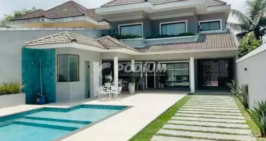 Casa em condomínio fechado com 5 quartos à venda na Rua Mário Albuquerque, Barra da Tijuca, Rio de Janeiro