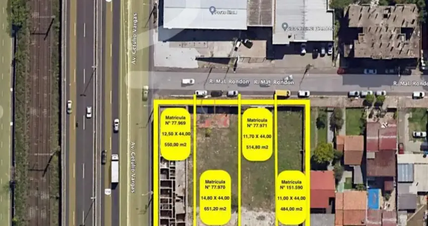 Terreno à venda na Avenida Getúlio Vargas, 1567, Niterói, Canoas