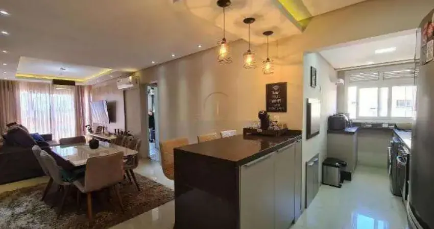 Lindo apto 3 dormitórios, mobiliado, suíte e vaga dupla no centro!