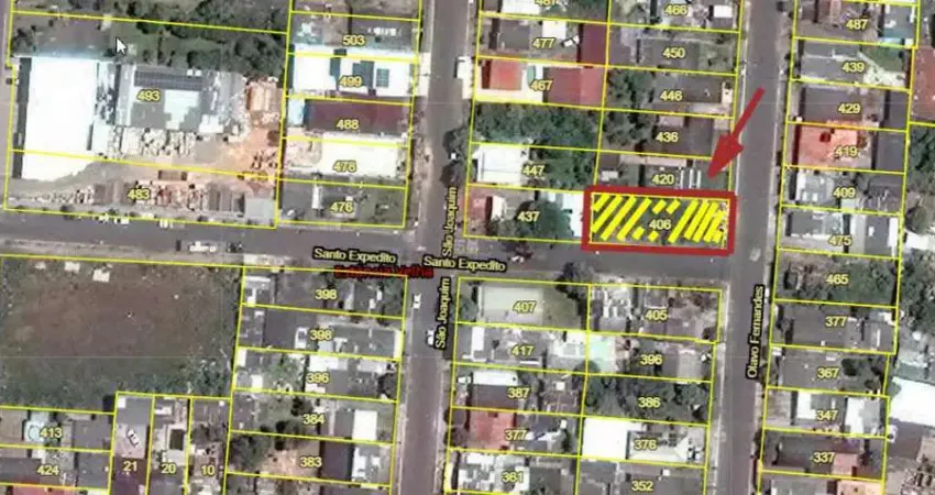 Terreno à venda na Rua Doutor Olavo Fernandez, 406, Estância Velha, Canoas
