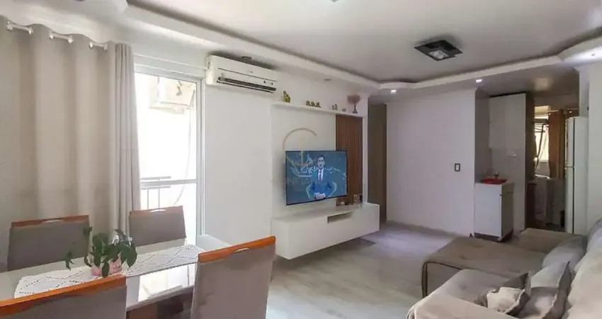 Imóvel com churrasqueira e sacada em canoas - apartamento no residencial valência