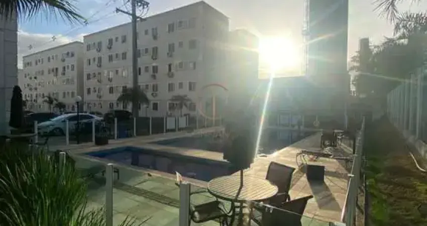 Apartamento térreo com 2 dormitórios e 2 espaços externos, 1 vaga, no bairro são josé, condomínio porto ágata.