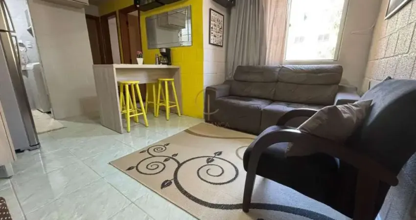 Apartamento com 2 dormitórios, salas estar e jantar integradas, cozinha. vaga rotativa. condomínio dos ipês,