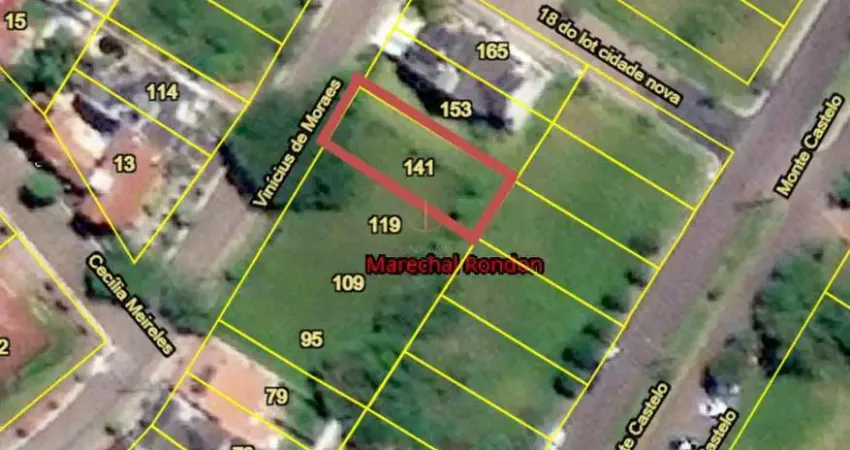Terreno à venda na Rua Vinícius de Moraes, Quadra 02, Marechal Rondon, Canoas