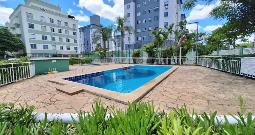 Cobertura 03 dormitorios , mobiliada , 01 vaga, condominio com piscina e portaria 24h em canoas - igara life