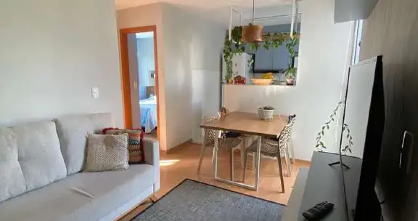 Apartamento semi mobiliado à venda no residencial claret em araucária – 2 quartos, 38m²