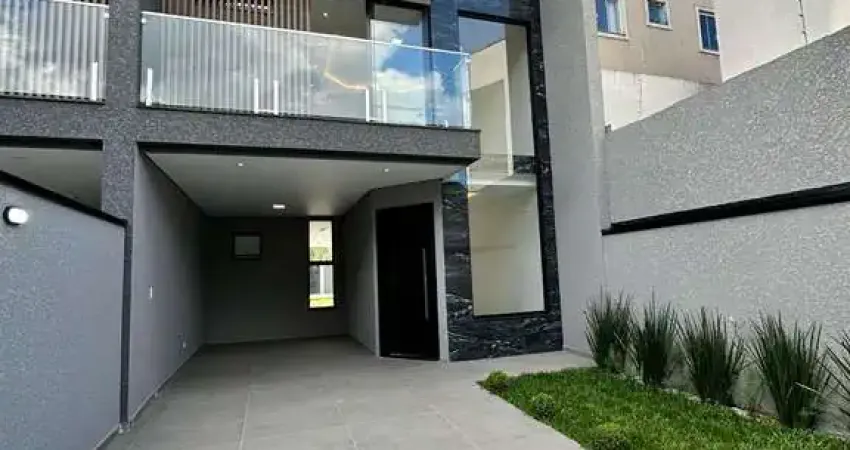 Sobrado de alto padrão à venda em araucária - 3 quartos, piscina, área gourmet | r$ 1.250.000