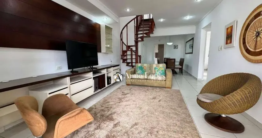 Cobertura com 4 dormitórios à venda, 200 m² por r$ 1.489.900,00 - gonzaga - santos/sp