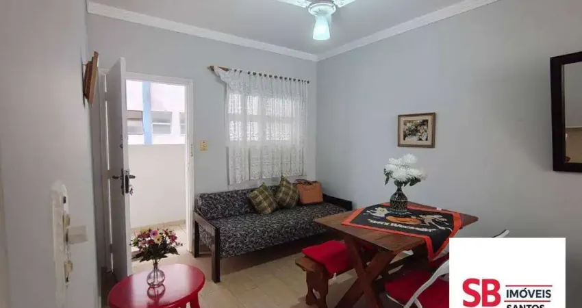 Apartamento com 1 dormitório à venda, 68 m² por r$ 532.000,00 - pompéia - santos/sp