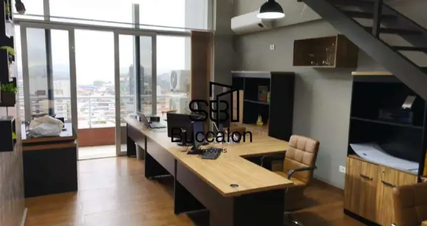 Sala comercial à venda na Avenida Senador Feijó, Vila Mathias, Santos