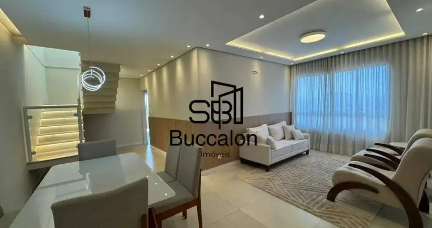 Cobertura com 4 dormitórios à venda, 242 m² por r$ 1.190.000,00 - boqueirão - santos/sp