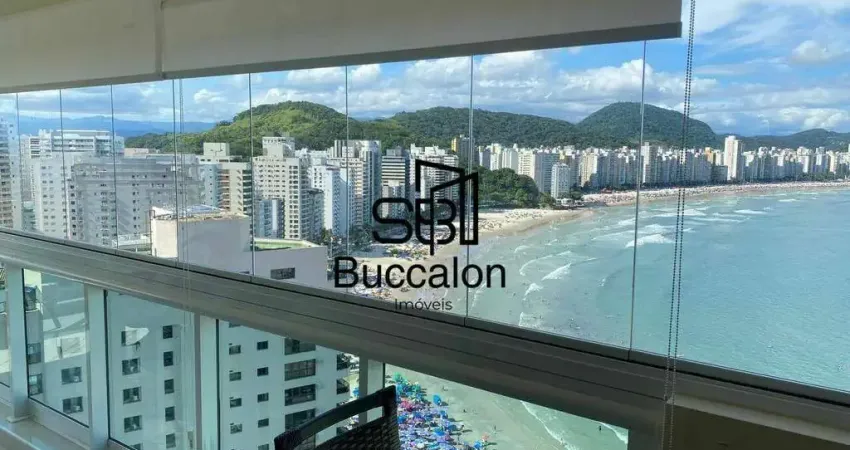 Cobertura com 3 dormitórios à venda, 196 m² - tombo - guarujá/sp