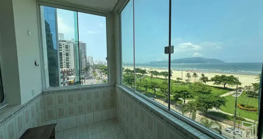 Apartamento com 3 dormitórios à venda, 127 m² - josé menino - santos/sp