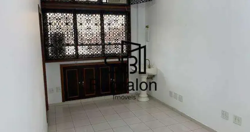 Sala comercial 44,10 m² no boqueirão, santos – financia | 2 ambientes, 1 vaga