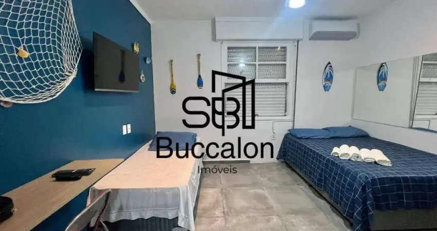 Apartamento mobiliado em embaré, santos – 27m², financiamento
