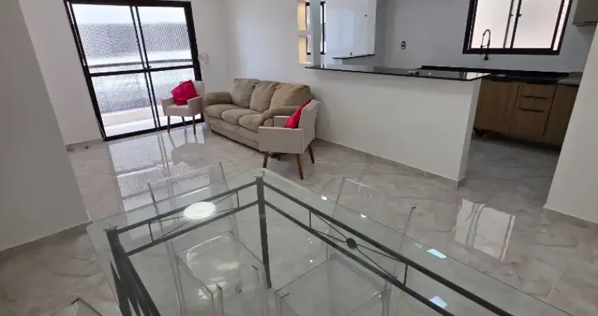 Deslumbrante apartamento frente mar 2 dormitórios 2 banheiros sacada