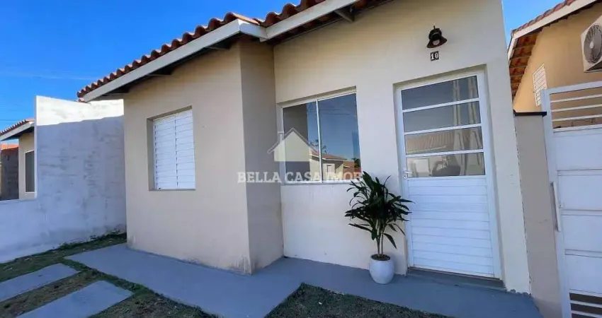 Casa térrea nunca habitada – 2 dorms no jardim alpes – r$ 265.000,00 mil