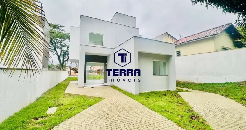 Casa nova a venda em itaipu, 3 quartos, 2 suítes com quintal privativo