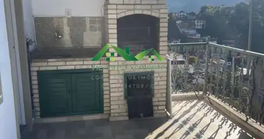 Cobertura para venda em nova friburgo, braunes, 3 dormitórios, 1 suíte, 3 banheiros, 1 vaga