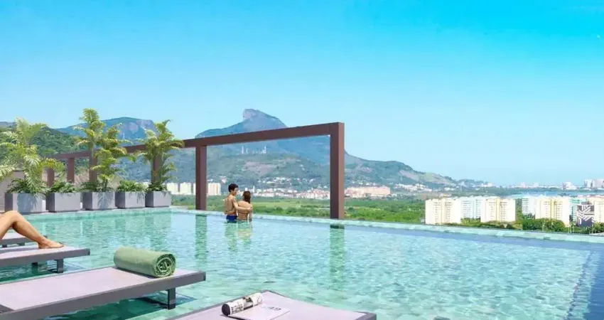 Arte wave - 1 quarto, double suítes, gardens e coberturas, condominio com piscina de ondas, barra o
