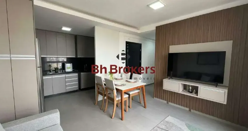 Apartamento mobiliado e decorado com 2 quartos para locação no santo agostinho.