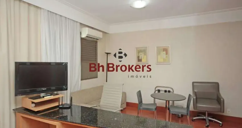 Flat com 1 quarto para alugar na Rua Bernardo Guimarães, 2032, Lourdes, Belo Horizonte