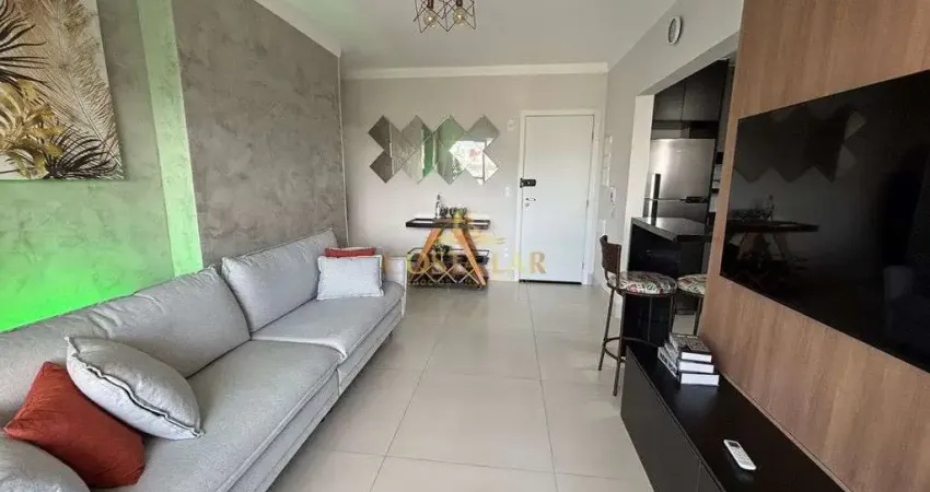 Apartamento mobiliado, 3 suítes, 2 vagas e lazer na guilhermina - praia grande!