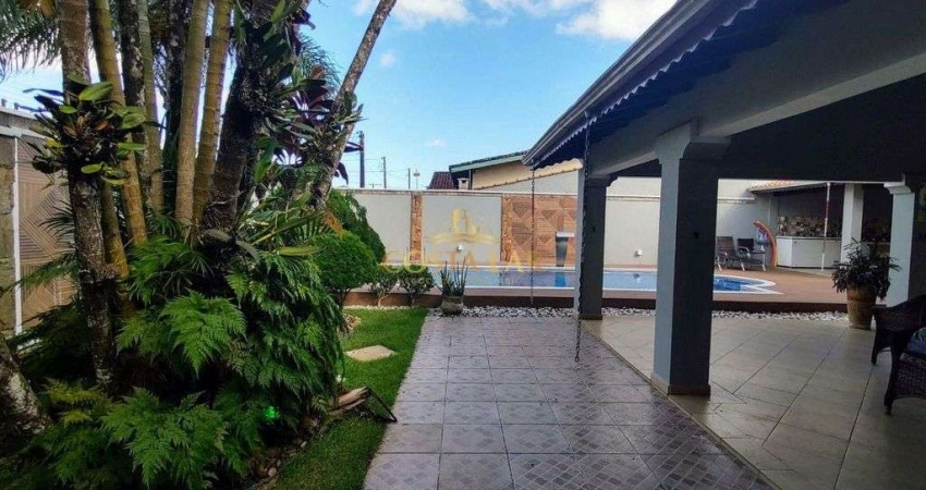 Casa isolada de alto padrão - 3 suites sendo 1 master, caiçara praia grande/sp