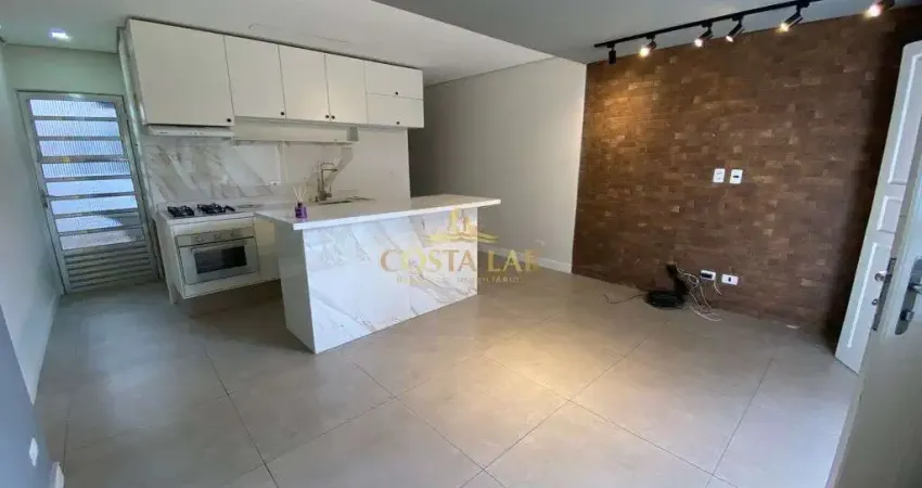 Linda casa nova à venda na aviação, em praia grande. com 2 quartos, 1 vaga!