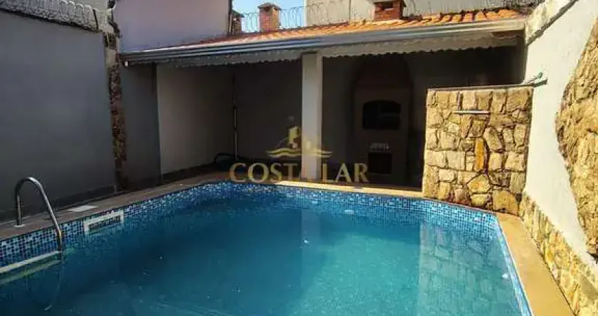 Casa moderna com 2 suítes, piscina, espaço gourmet no caiçara ,praia grande - sp